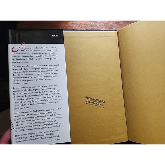 Richard Simmons Never-Say-Never Diet and Farewell To Fat 2 HCDJ Books First Edit - Picture 4 of 16